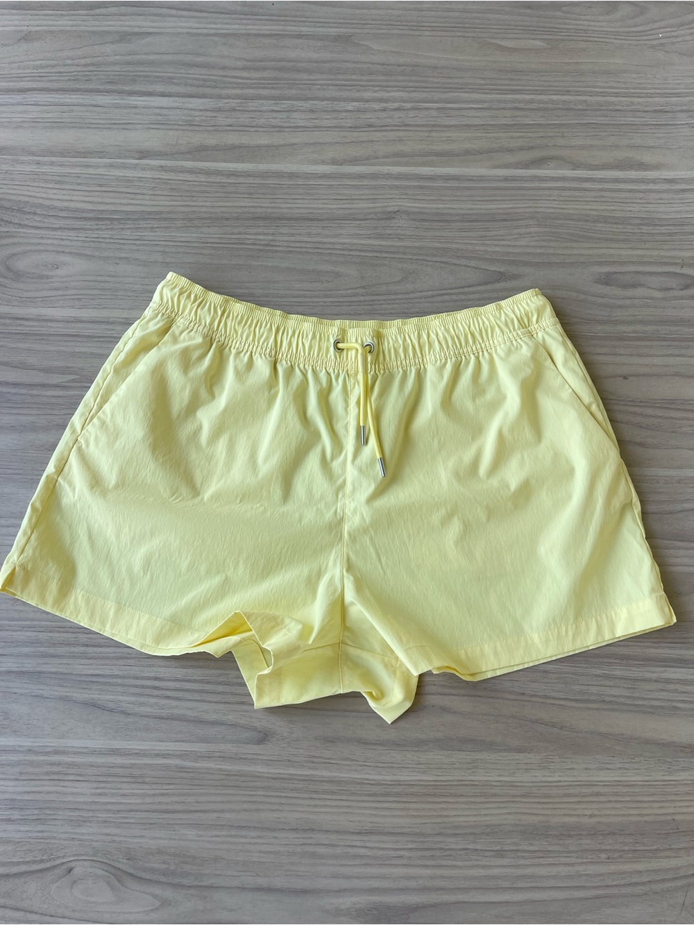 Athleta Women’s Lightweight Yellow Drawstring Shorts